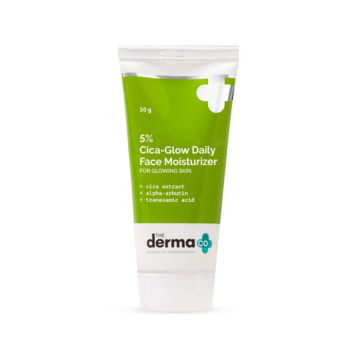 Derma Co 5% Cica-Glow Daily Face Moisturizer with Alpha Arbutin & Tranexamic Acid - 50g