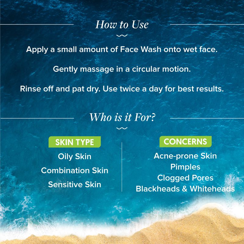 Aqualogica Clear+ Smoothie Face Wash - 100ml