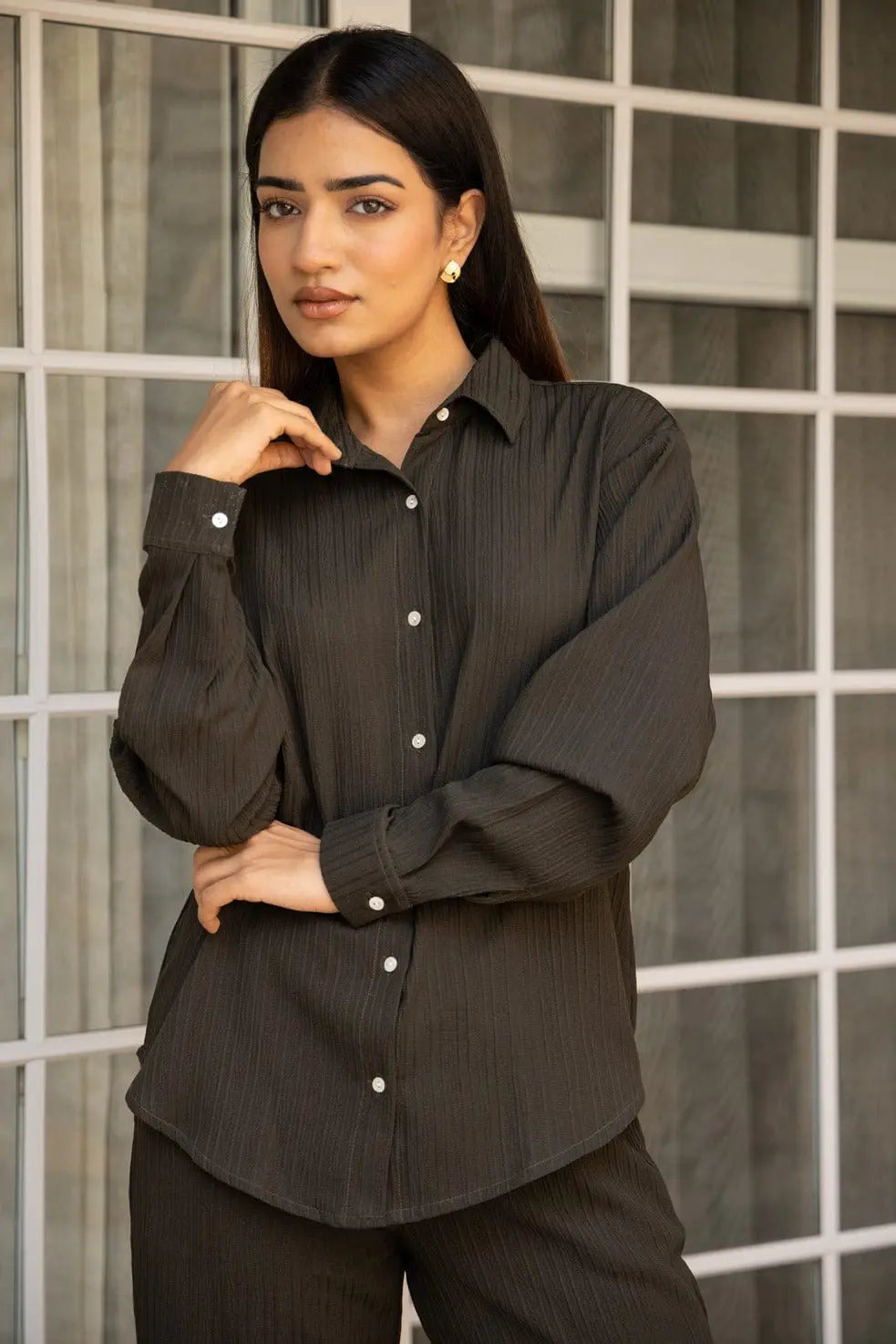 Sugnaa Knitted Shirt Pant Set