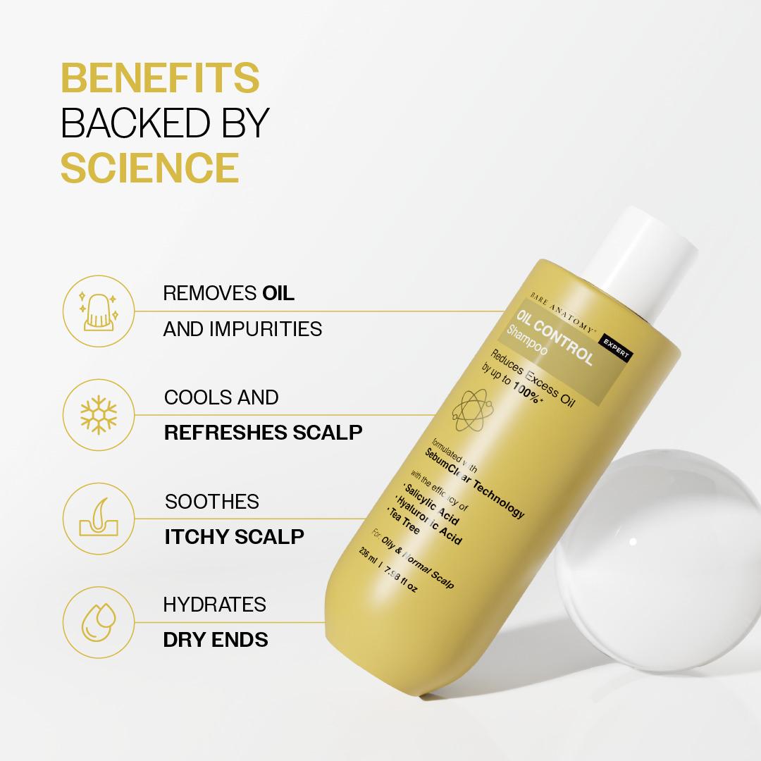 Bare Anatomy Oil Control Shampoo - 236ml