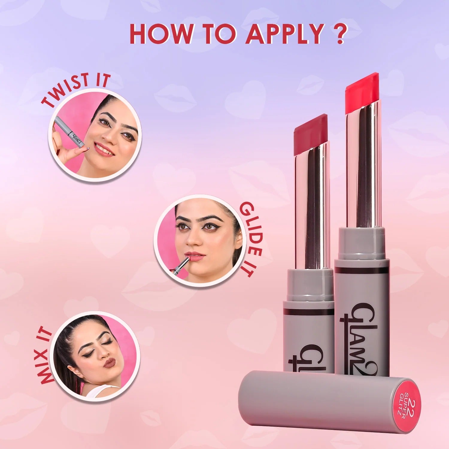 Glam21 Long Lasting Non-Transfer Lipstick - Give Me Red
