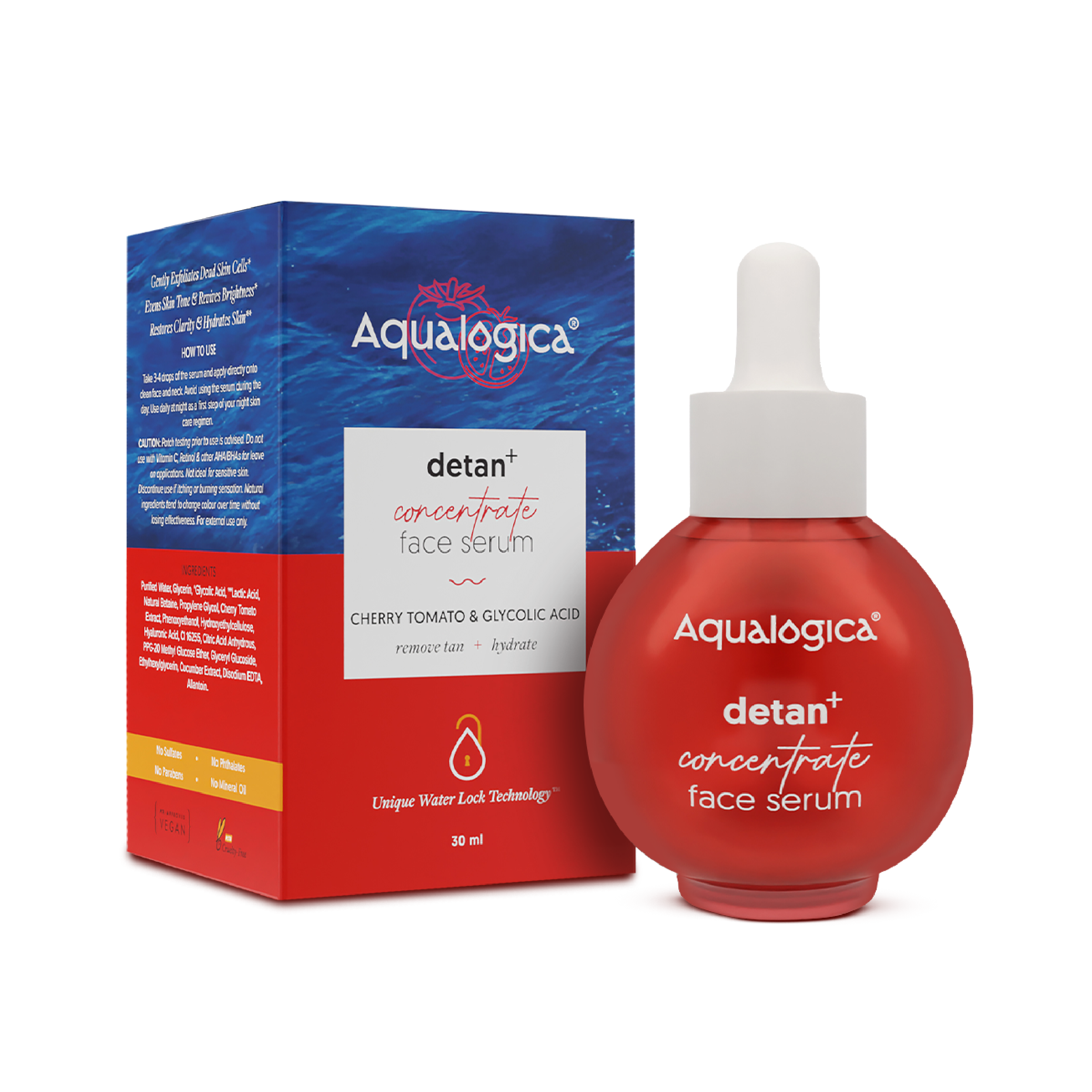 Aqualogica Detan+ Concentrate Face Serum - 30ml