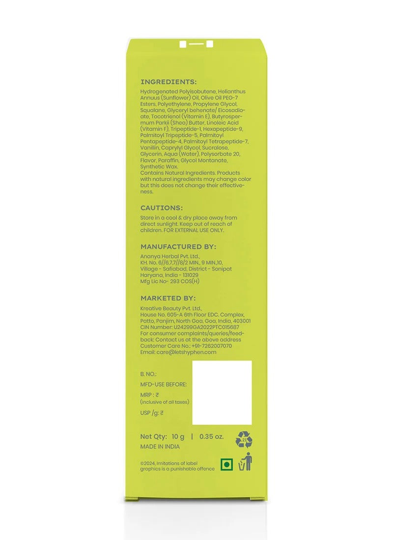 Hyphen Vitamin Infused Peptide Lip Balm - Vanilla