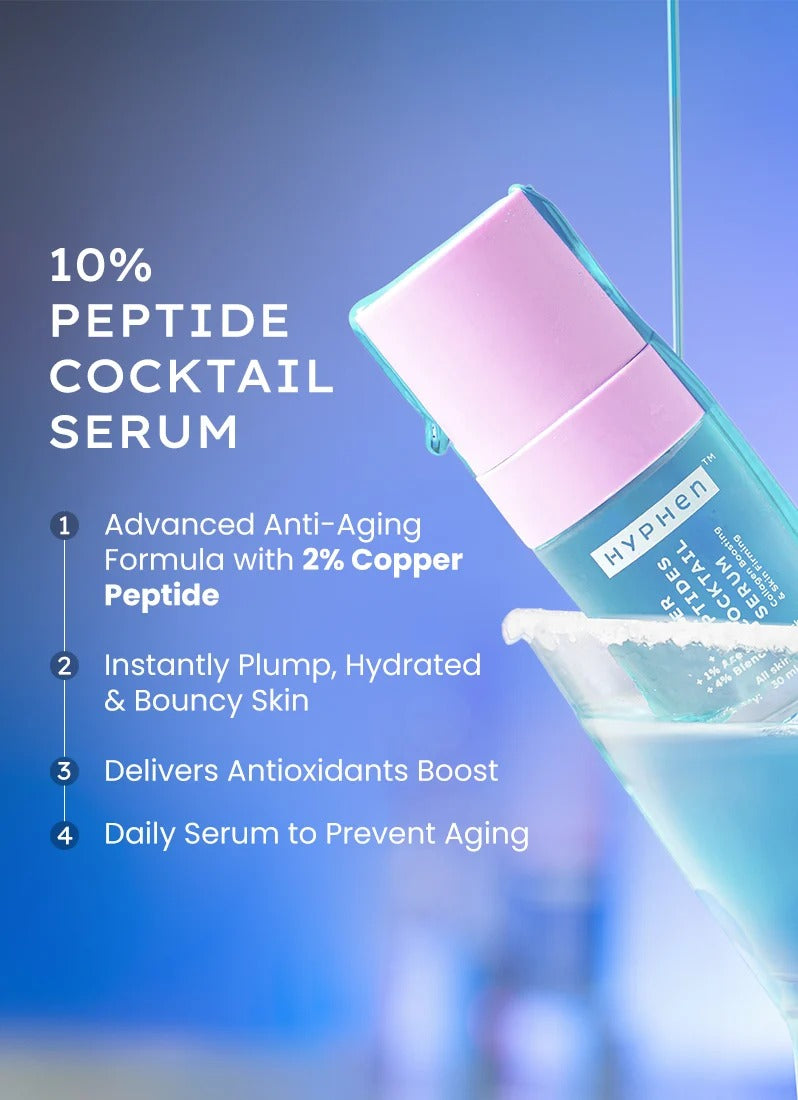 Hyphen Power Peptides Cocktail Face Serum - 30ml