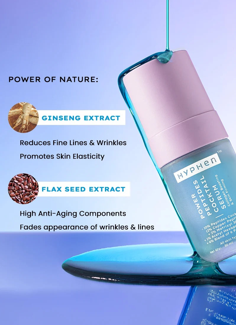 Hyphen Power Peptides Cocktail Face Serum - 30ml