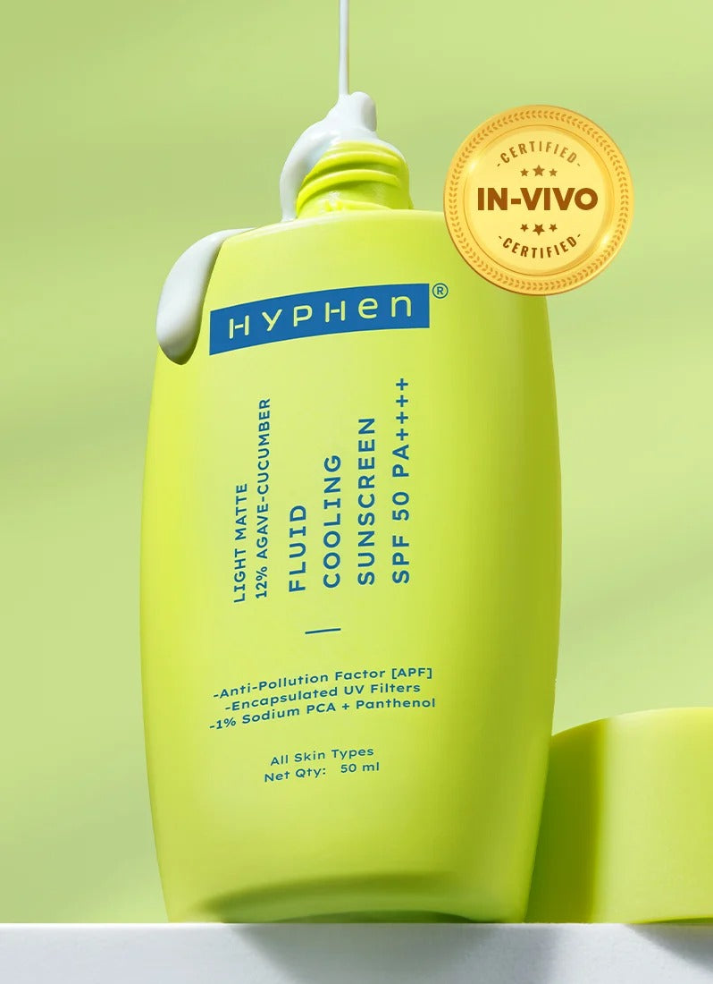 Hyphen Fluid Cooling Sunscreen SPF 50 PA++++ - 50 ml