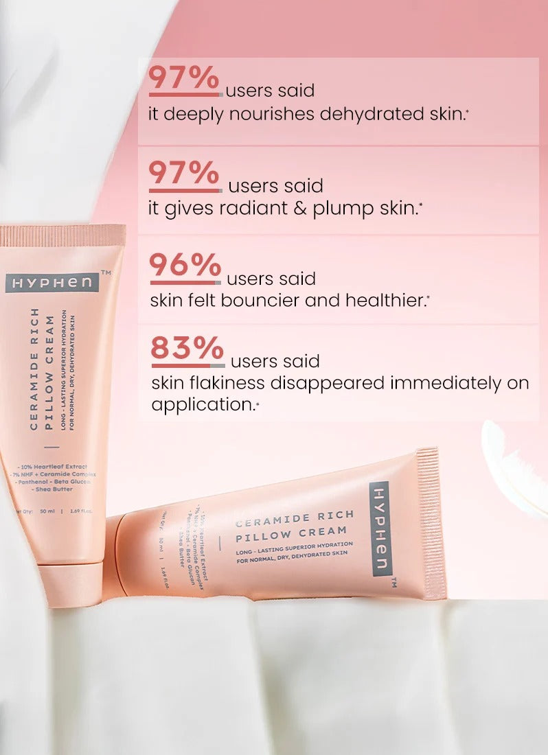 Hyphen Ceramide Rich Pillow Face Cream - 50ml