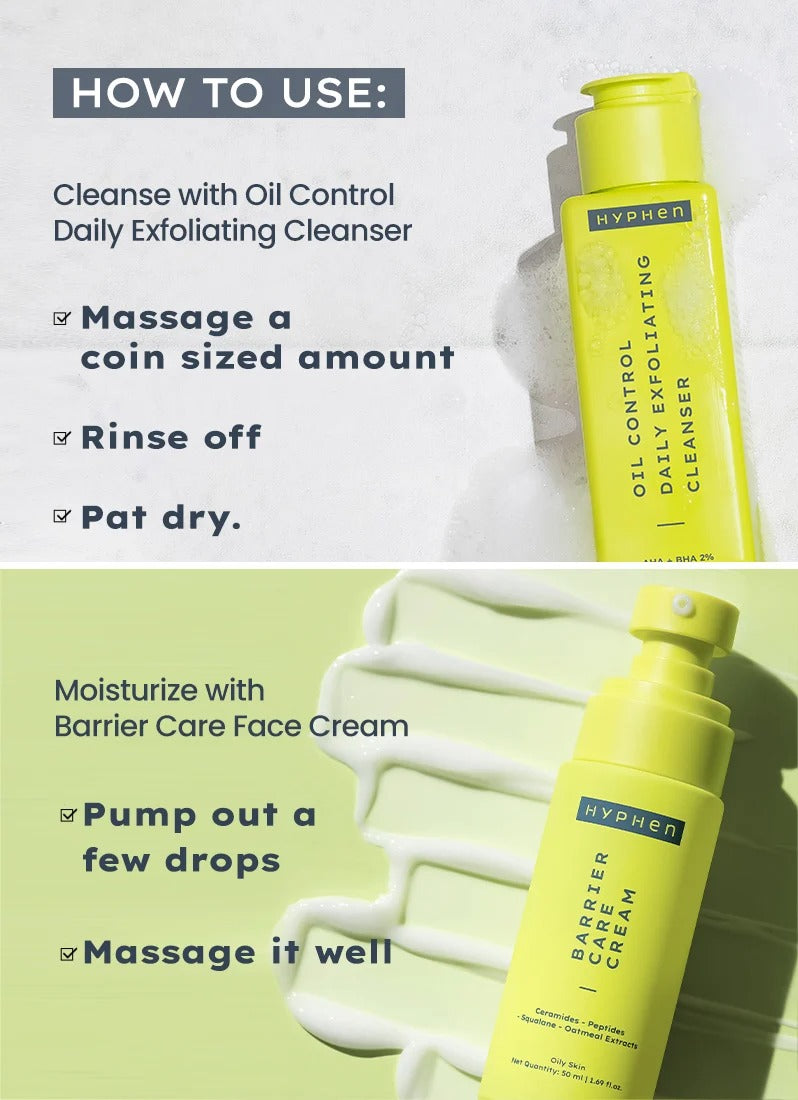 Hyphen Cleanser For Oily Skin + Bcc For Oily Skin