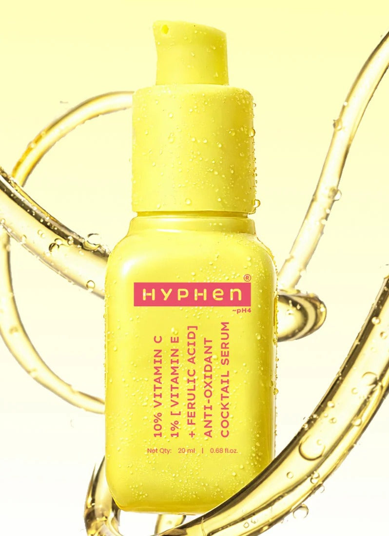Hyphen 10% Vit C Serum with 1% Vit E & Ferulic Acid - 20ml