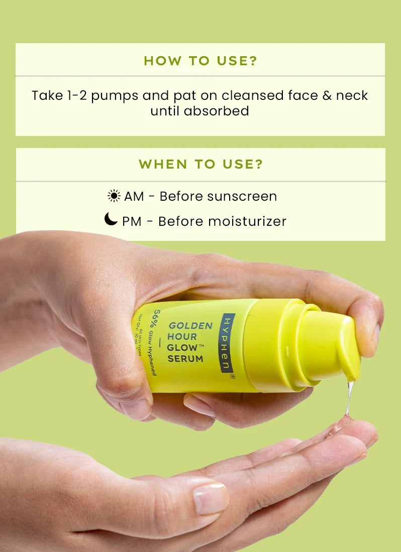 Hyphen Golden Hour Glow Face Serum - 30ml