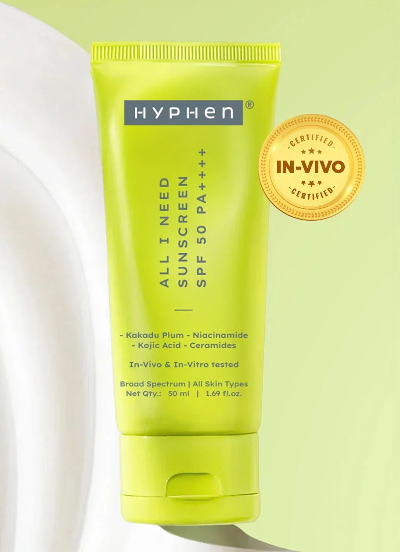 Hyphen All I Need Sunscreen SPF 50 PA ++++