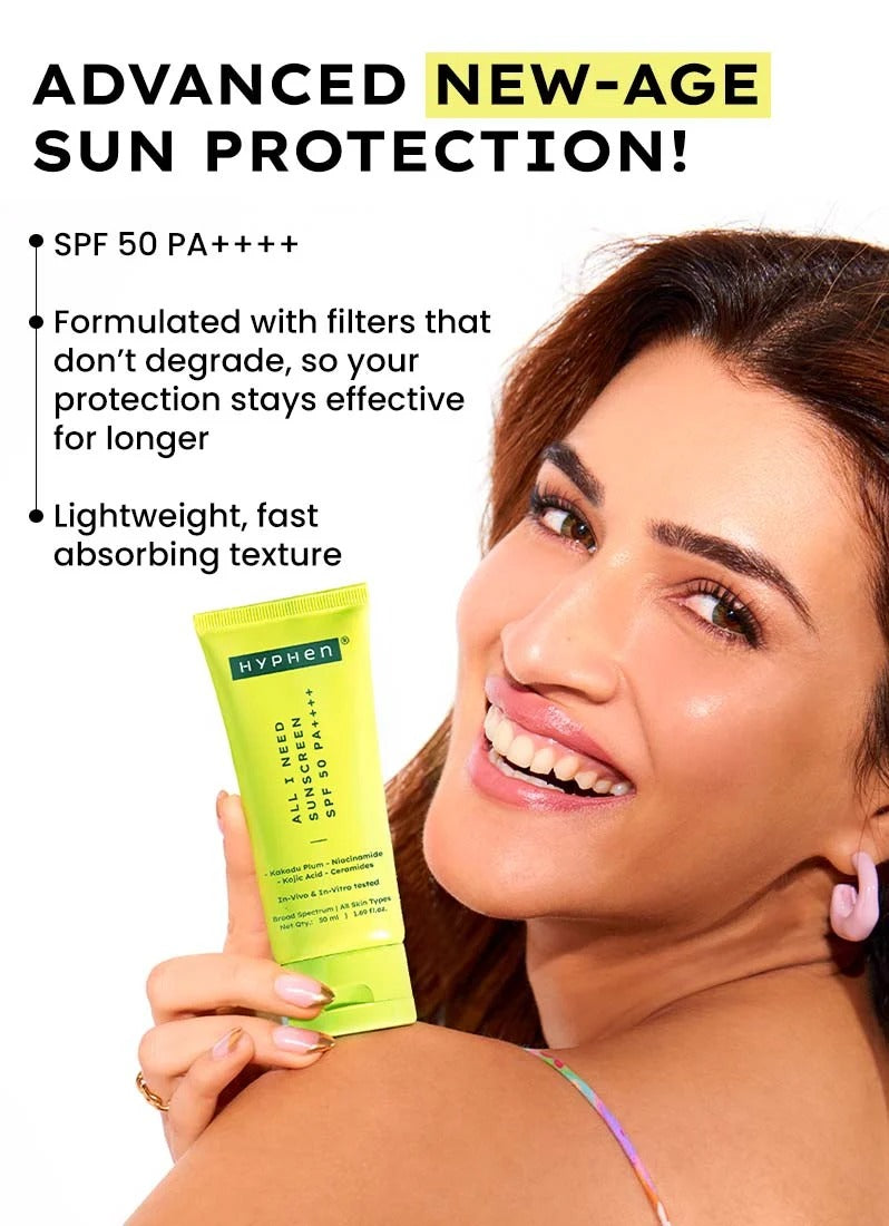 Hyphen All I Need Sunscreen SPF 50 PA ++++