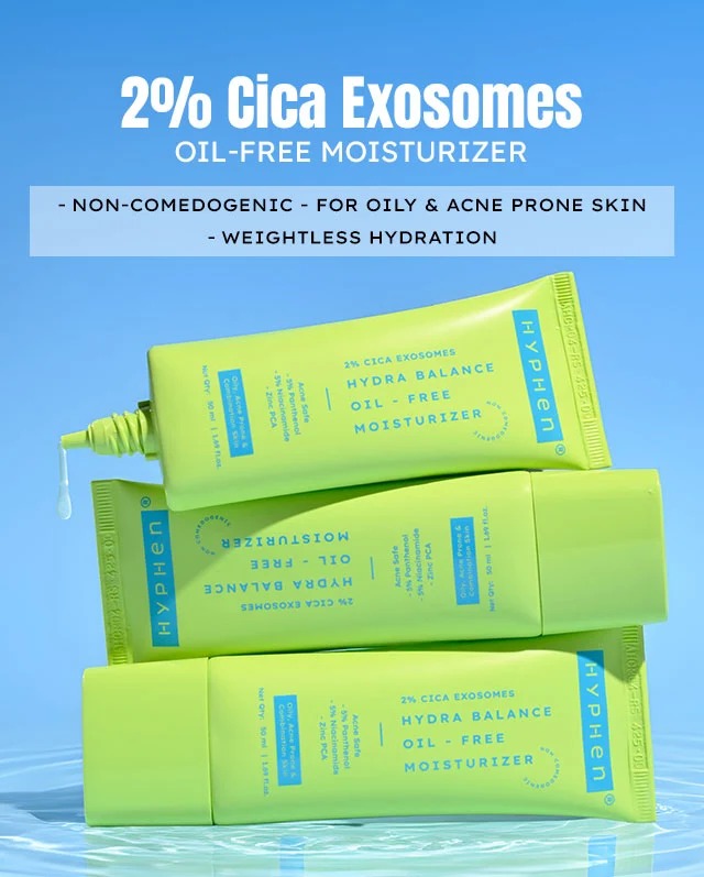 Hyphen 2% Cica Exosomes Oil-Free Moisturizer - 50ml