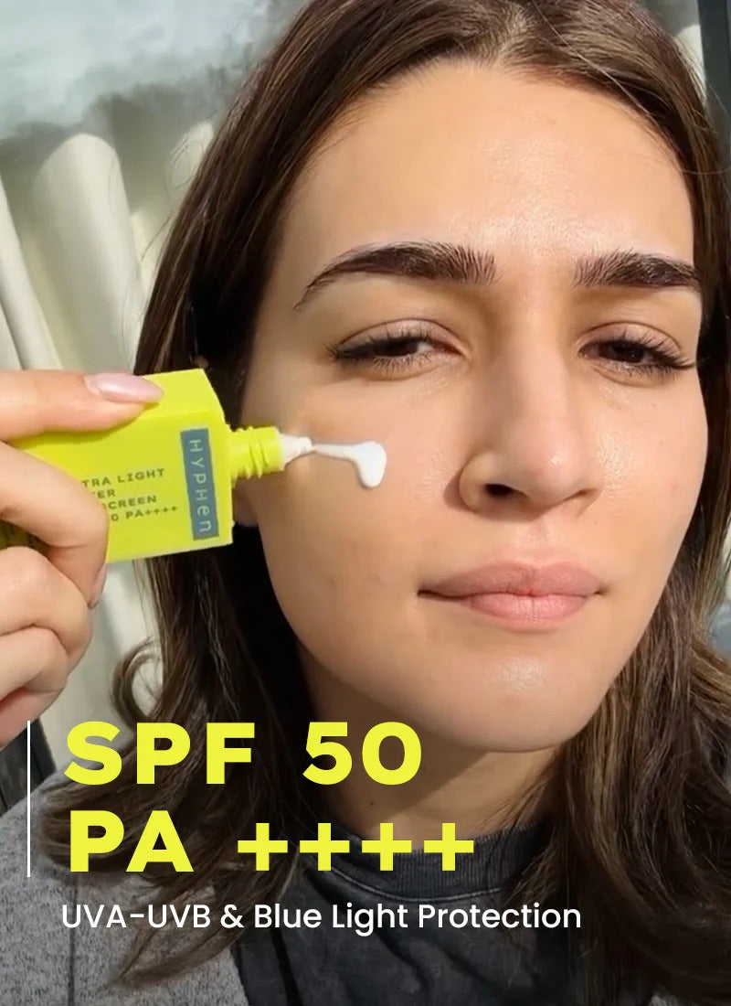 Hyphen Ultra Light Water Sunscreen Spf 50 Pa ++++