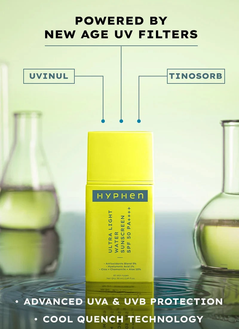 Hyphen Ultra Light Water Sunscreen Spf 50 Pa ++++