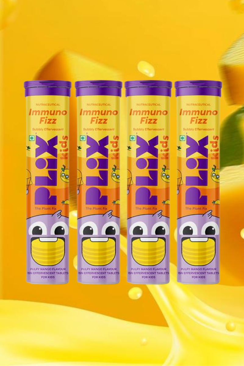 Plix Kids Immuno Fizz (Pack of 4)