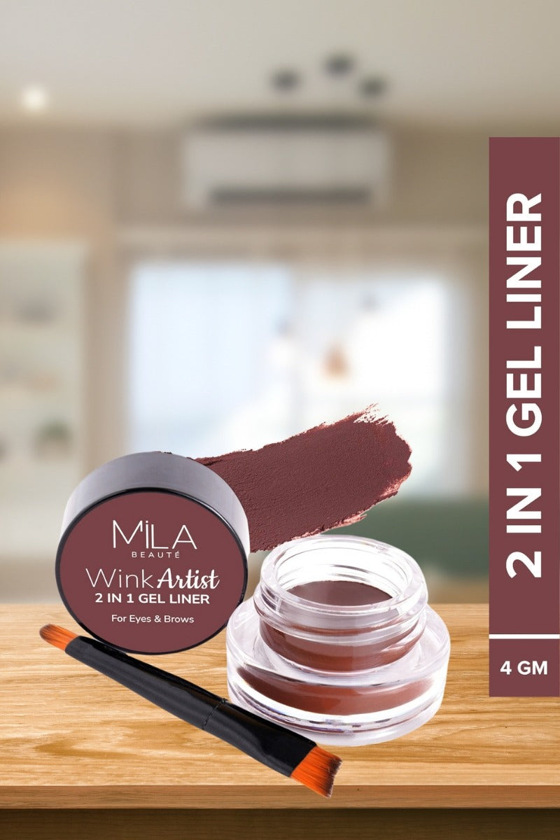 Mila Beaute Wink Artist 2 in 1 Gel Eyeliner