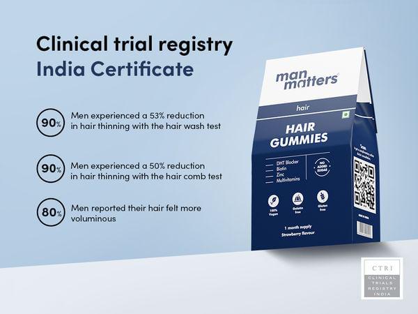 Man Matters Biotin Hair Gummies (30N) No Sugar