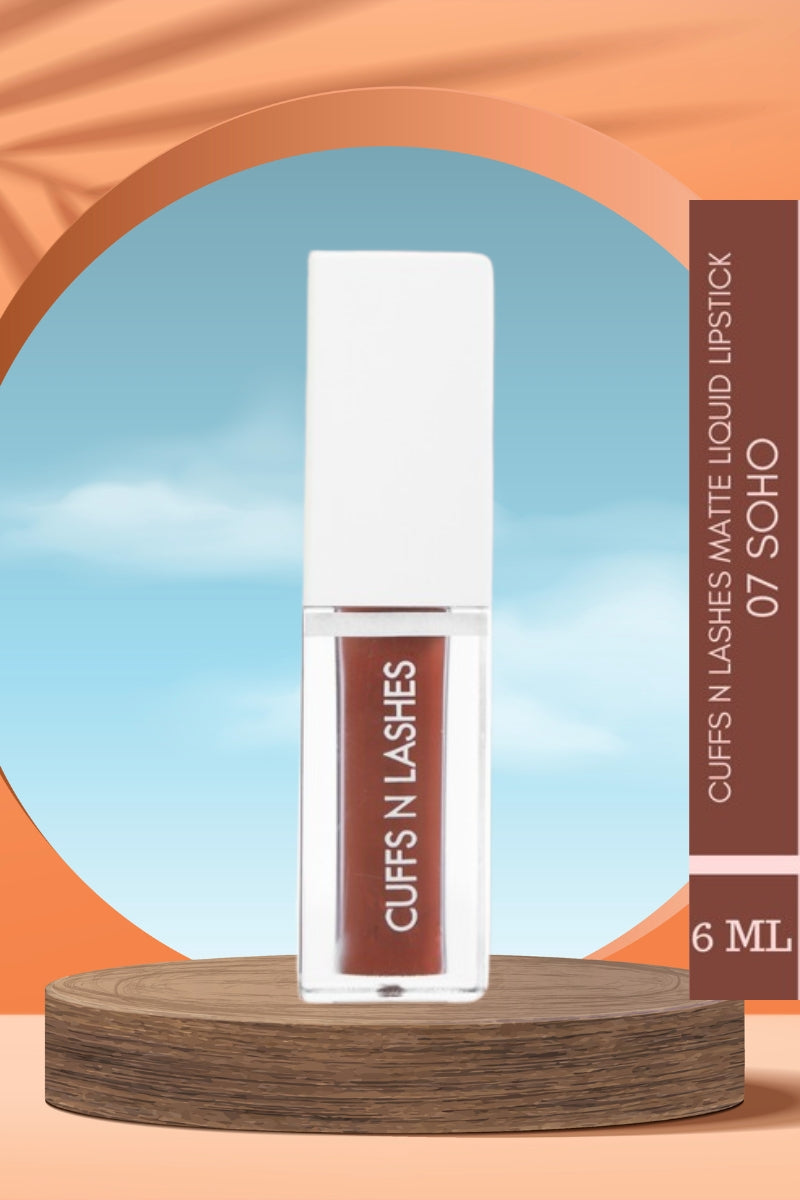 Cuffs N Lashes 07 Soho - Matte Liquid Lipstick
