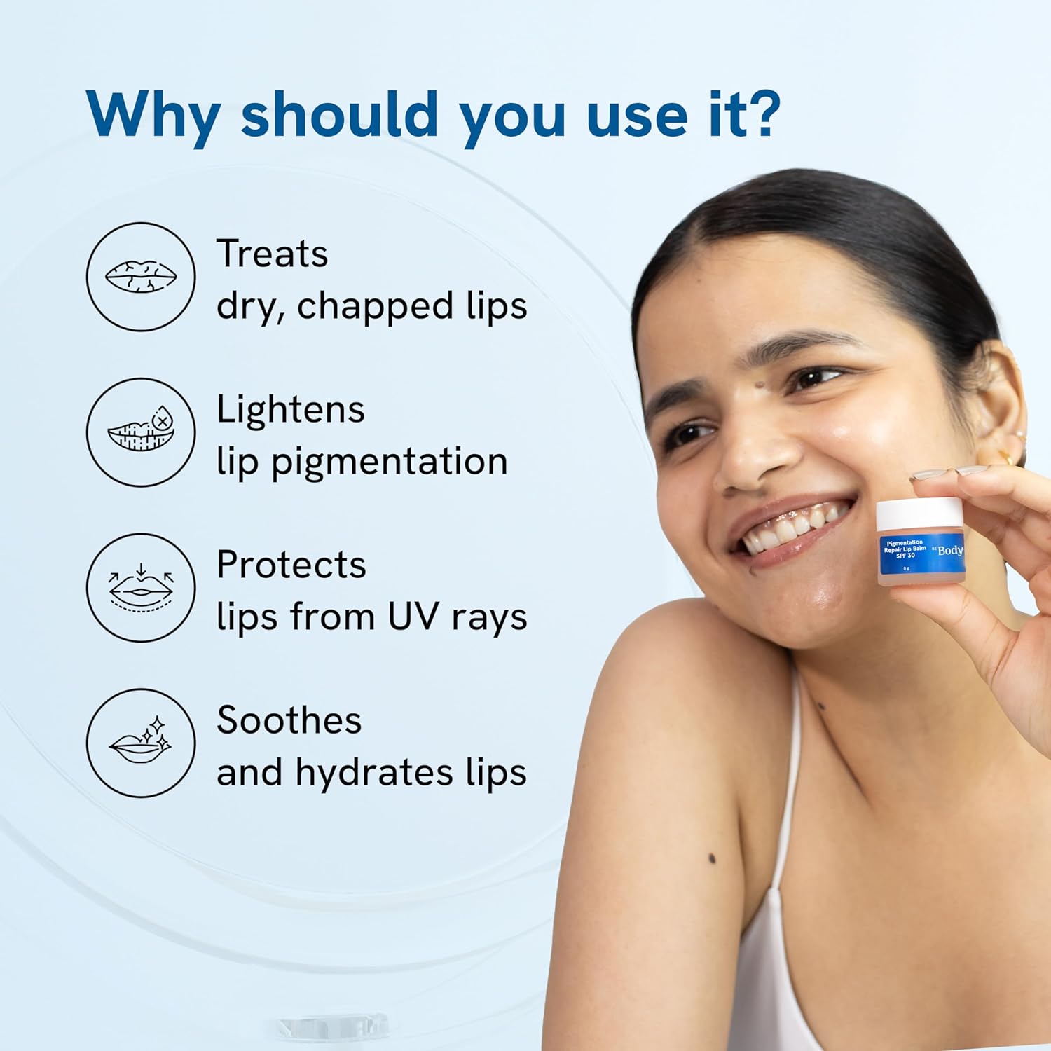 Be Bodywise Pigmentation Repair Lip Balm with SPF 30