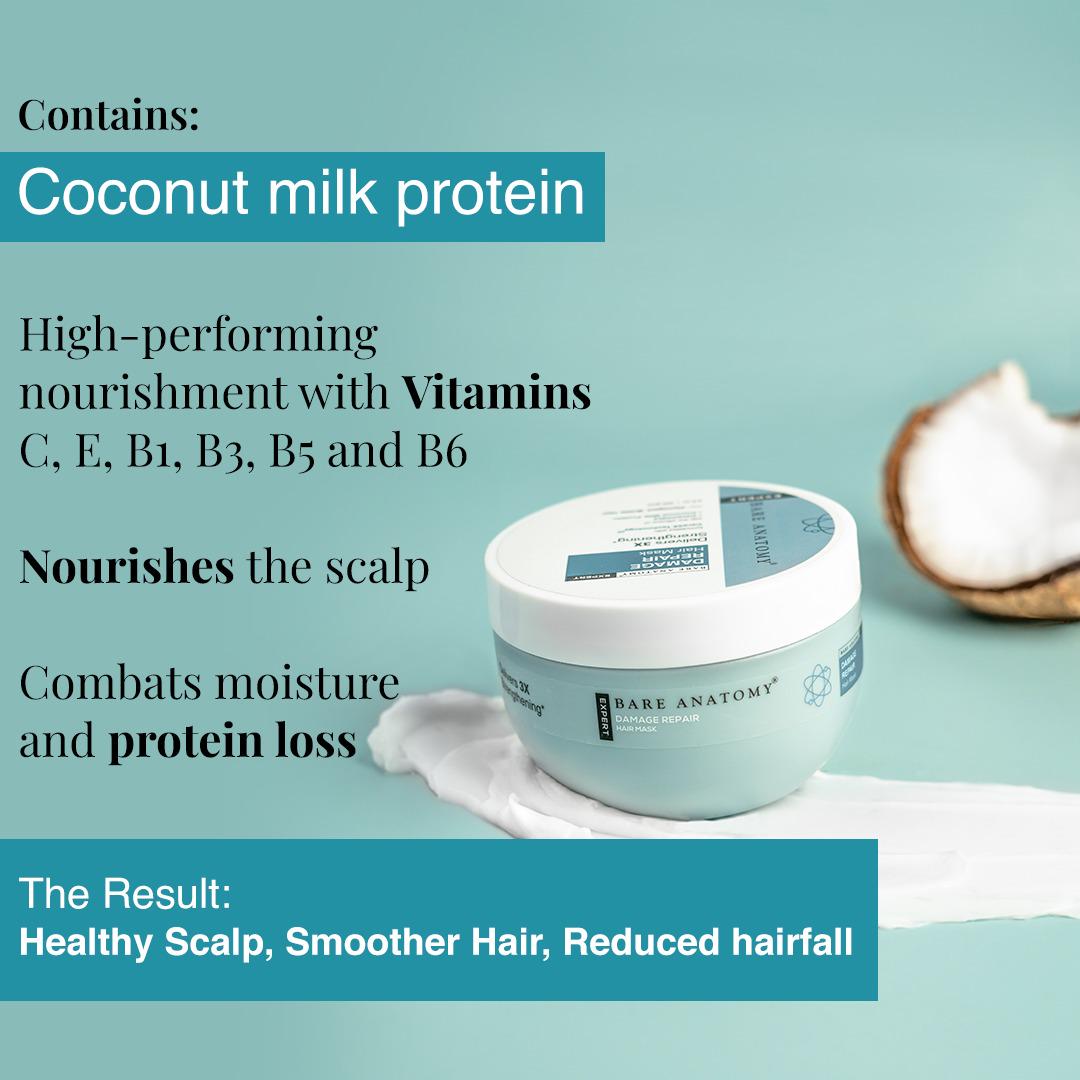 Bare Anatomy Damage Repair Hair Mask- 250gm