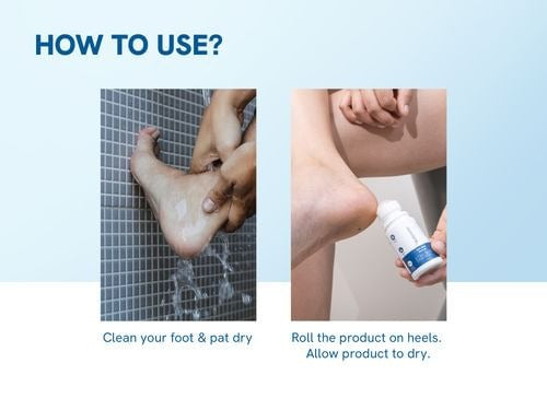 Be Bodywise 20% Urea Foot Roll On Combo (75ml & 50ml)