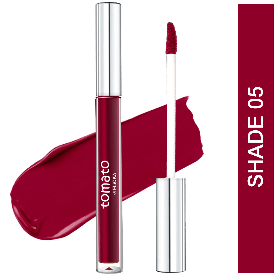 Flicka Cosmetics Tomato Liquid Matte Lipstick