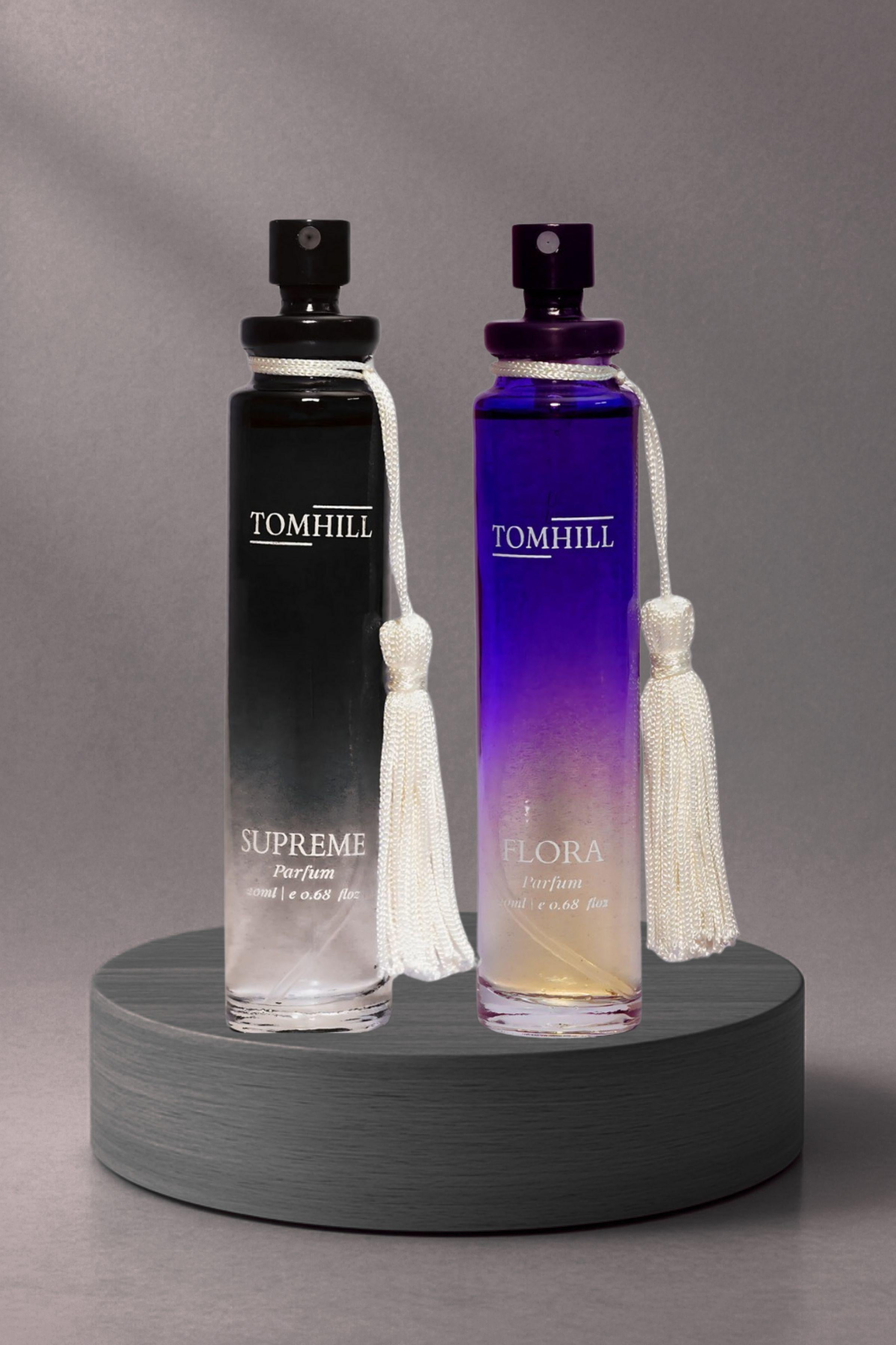 Tomhill Supreme & Flora - Fresh & Date Night Perfume Combo for Men & Women - 20ml (Pack of 2)