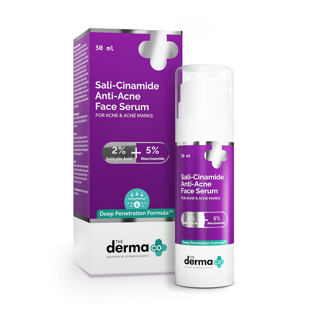 Derma Co Sali-Cinamide Anti-Acne Serum with 2% Salicylic Acid & 5% Niacinamide