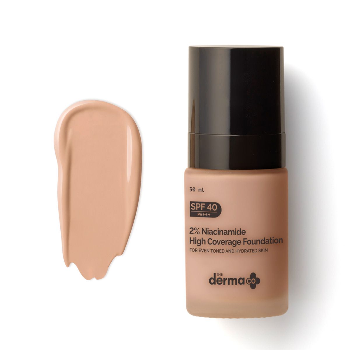 Derma Co 2% Niacinamide High Coverage Foundation With 1% Hyaluronic Acid Complex & SPF 40 PA+++