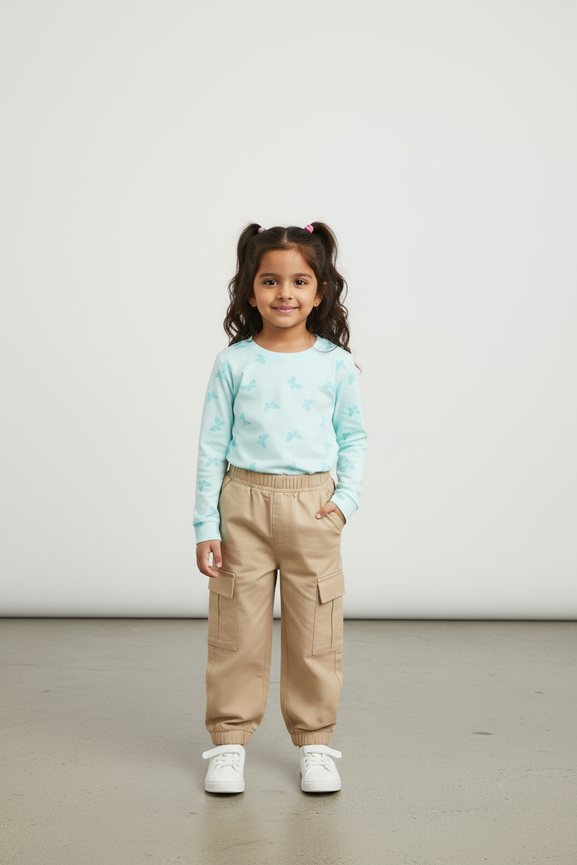 Urbanrac Full Sleeves T-Shirt - Butterfly Print