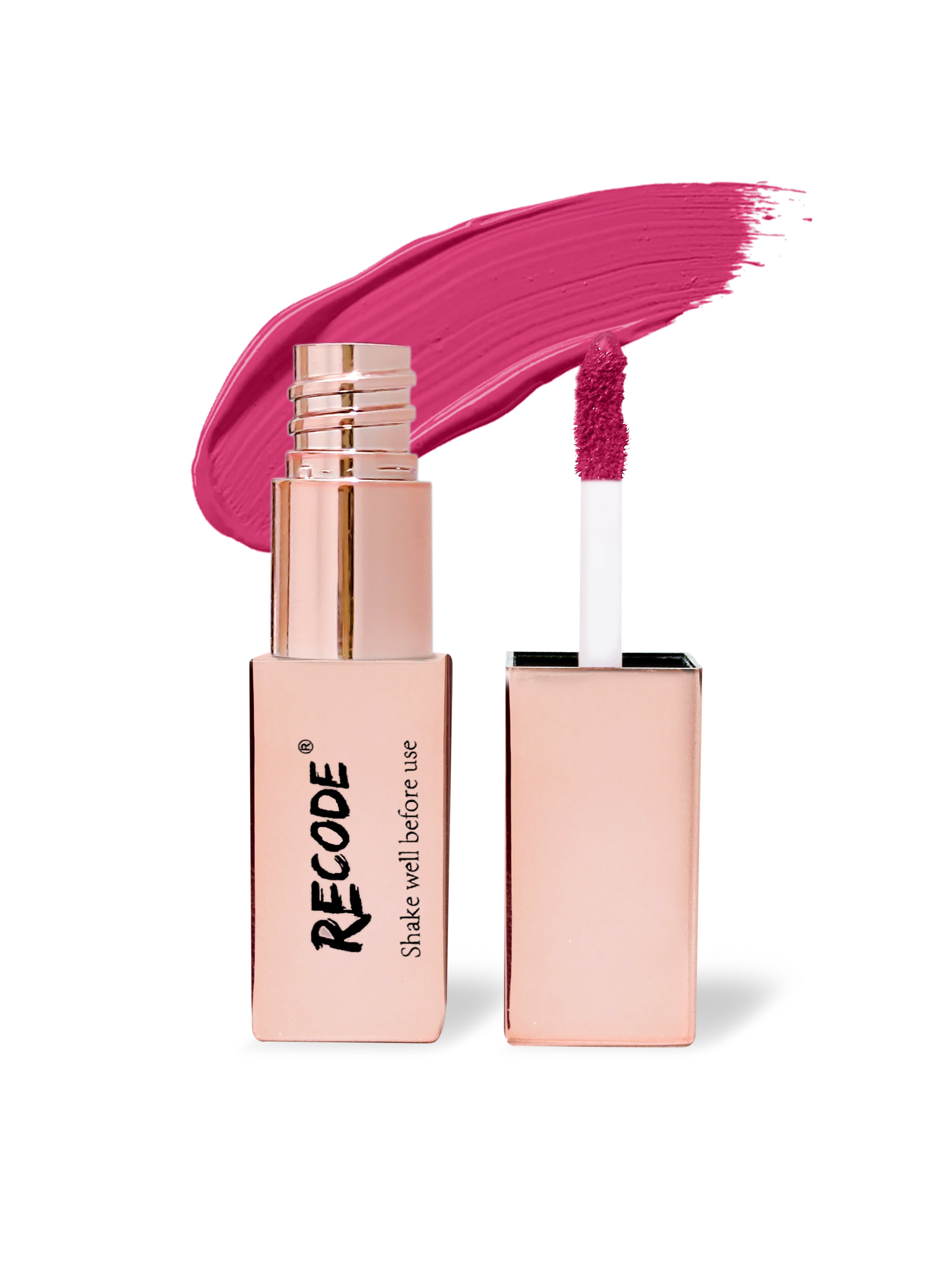 Recode 04 Gloss Fix Glossy Transfer Proof Liquid Lipsticks - 04 Kiss Forever