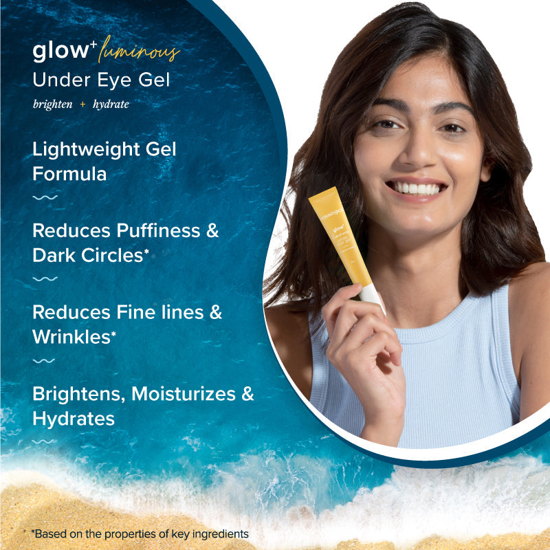 Aqualogica Glow+ Luminous Under Eye Gel - 20g