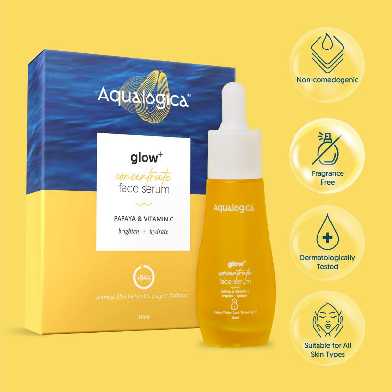 Aqualogica Glow+ Concentrate Face Serum - 30ml