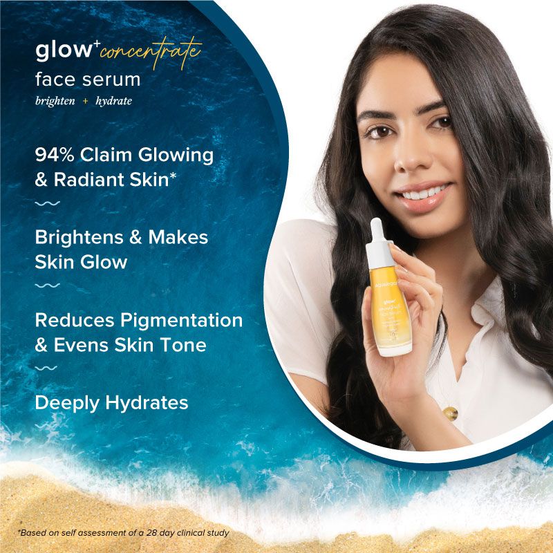Aqualogica Glow+ Concentrate Face Serum - 30ml