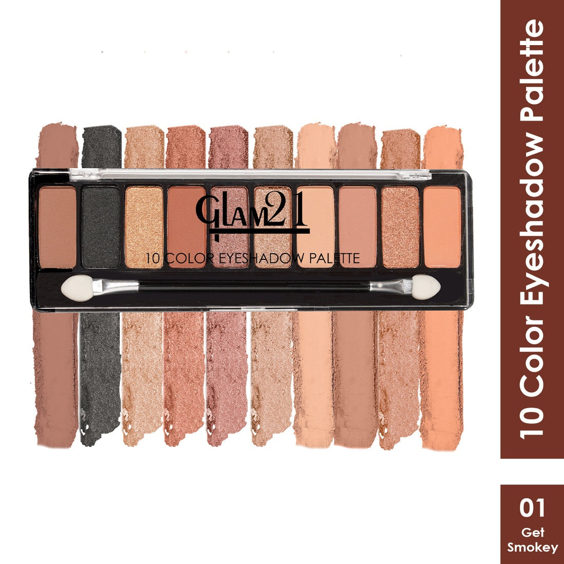 Glam21 10 Color Eyeshadow Palette - Get Smoky