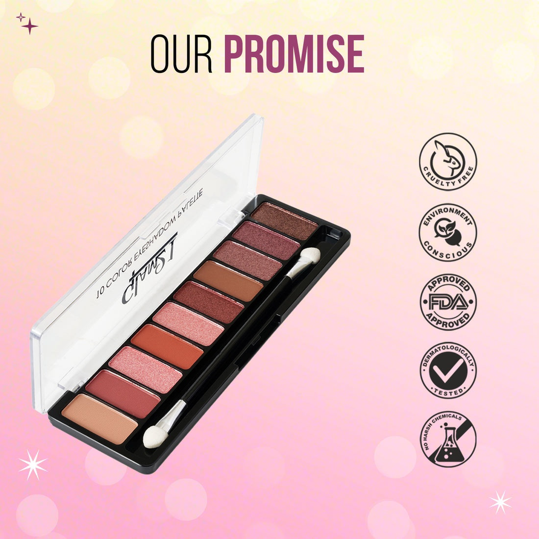 Glam21 10 Color Eyeshadow Palette - Wet N Wild