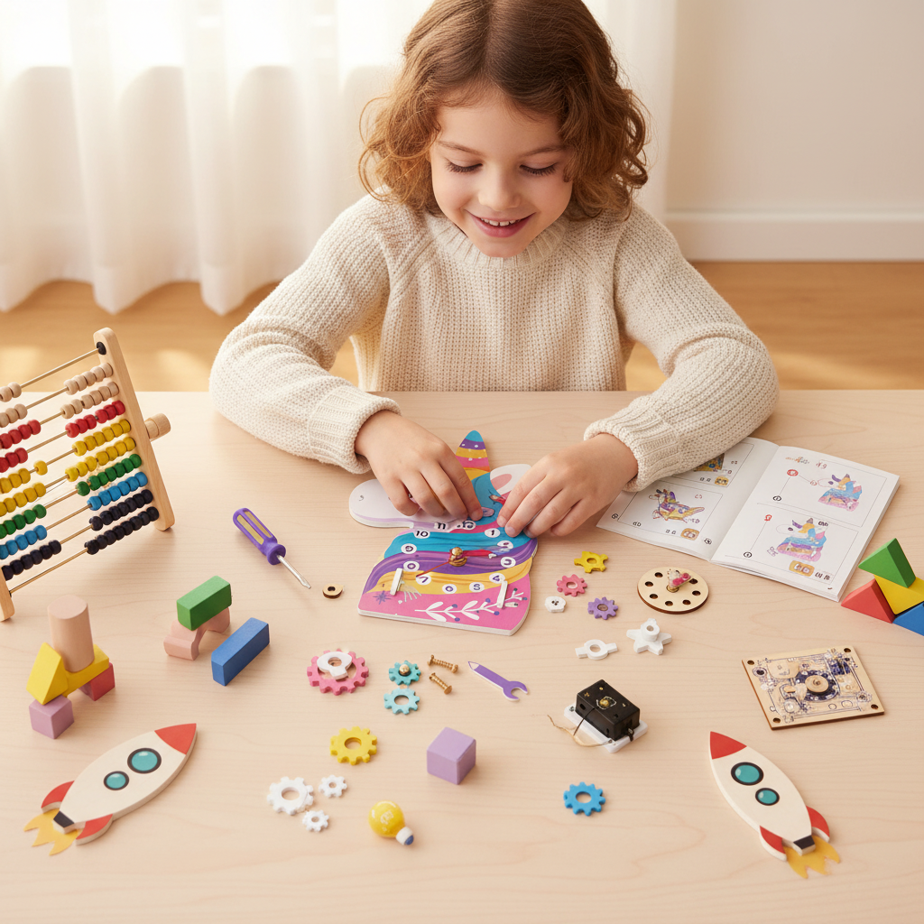Dimorra STEM Time-Learning Unicorn Clock Kit