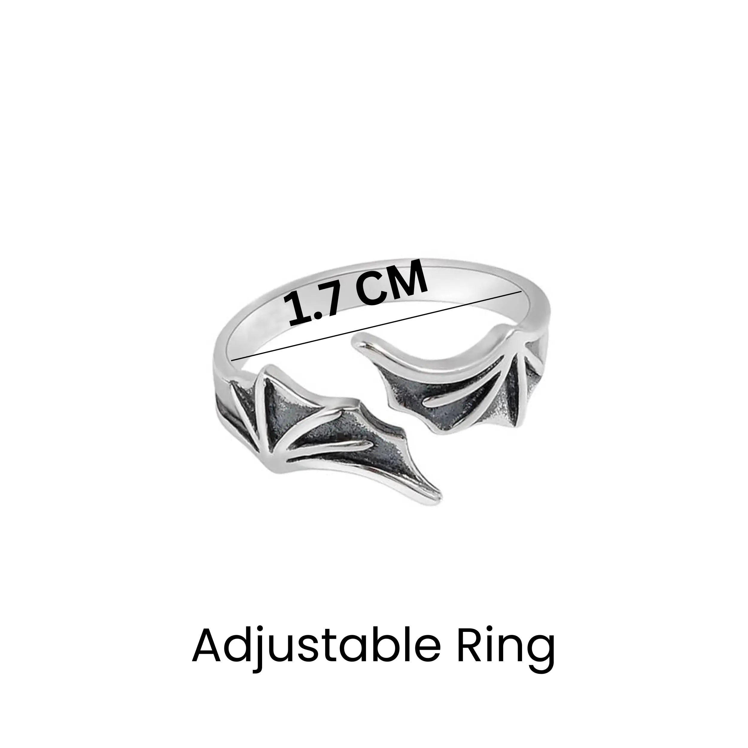 Salty lucifer wings Ring