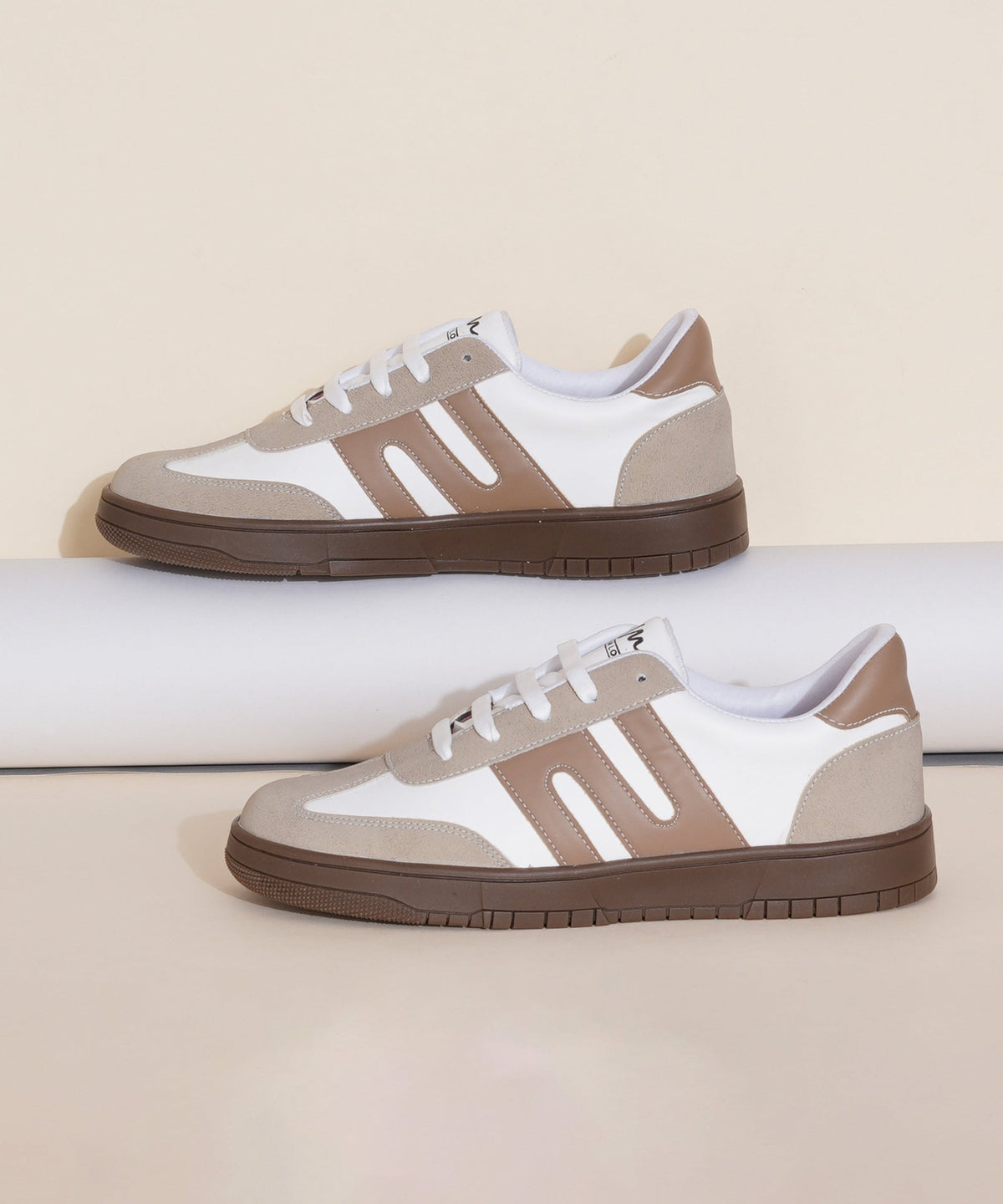 JM Looks Casual Sneakers for Women, Trendy Lace-Up Shoes with Premium Finish