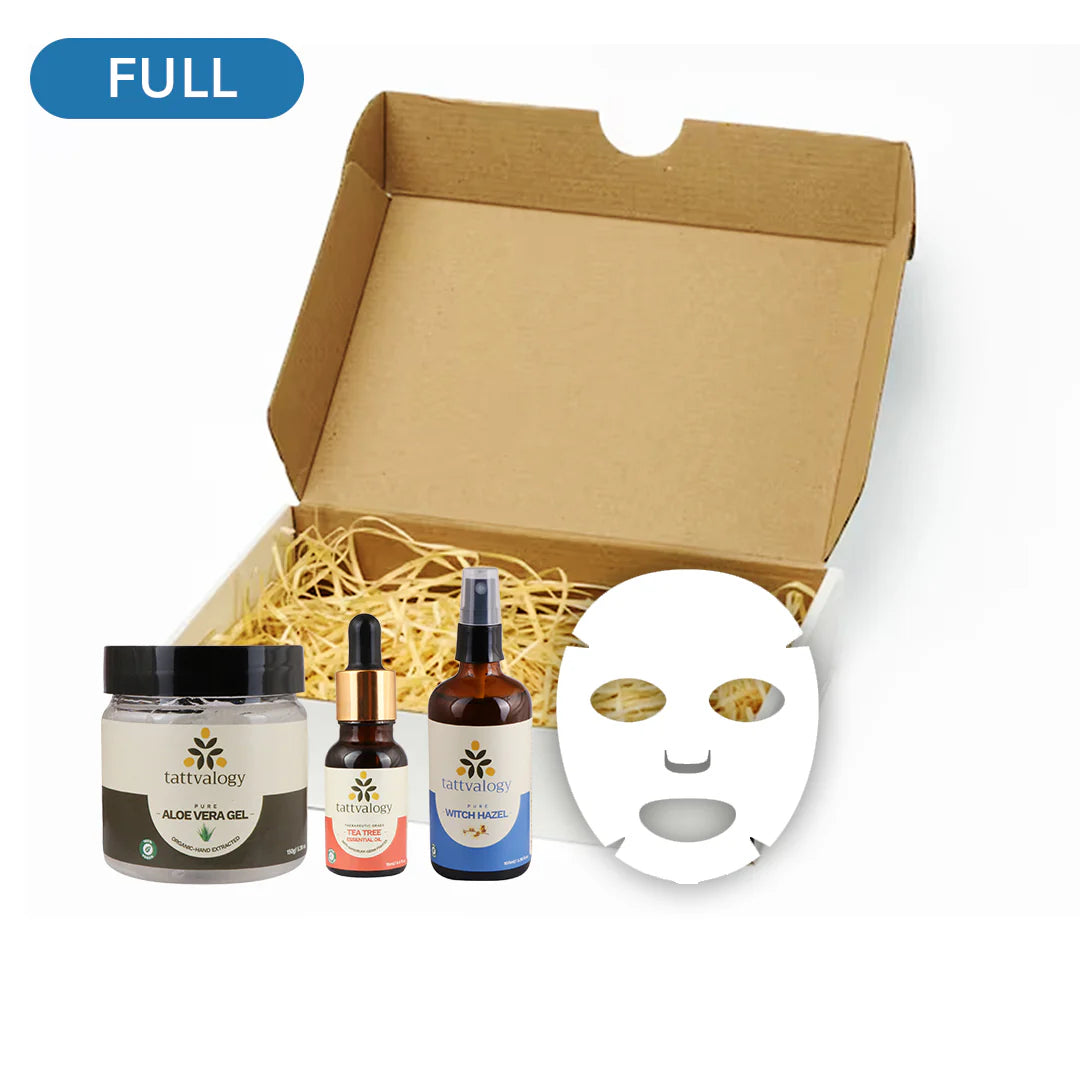 Tattvalogy DIY Kit - Aloe Vera Gel + Tea Tree Essential Oil