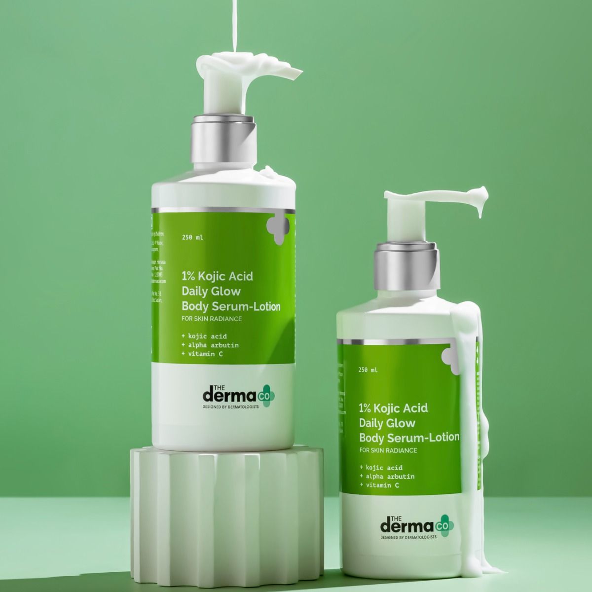 Derma Co 1% Kojic Acid Daily Glow Body Serum-Lotion