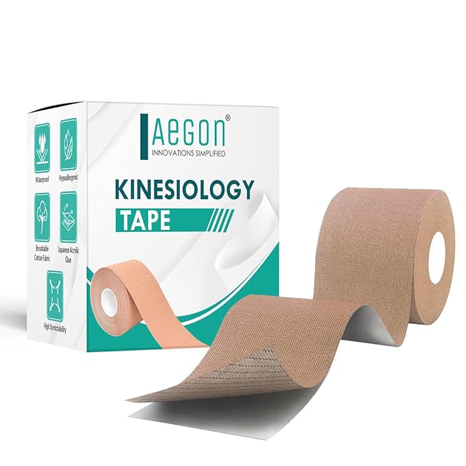 Aegon Waterproof Kinesiology Tape - Blue (5 cm)