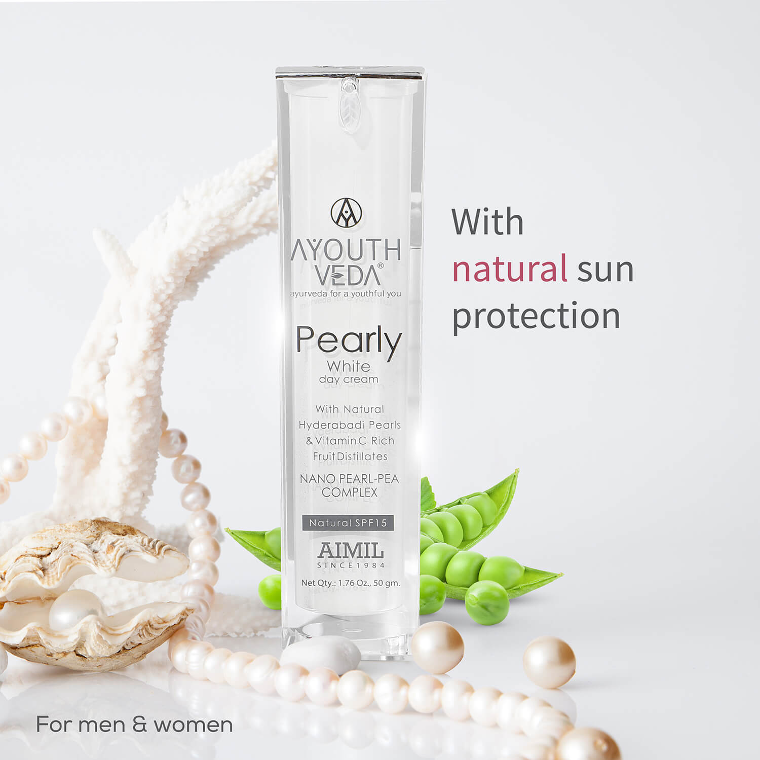 Ayouthveda Pearly White Day Cream -50g
