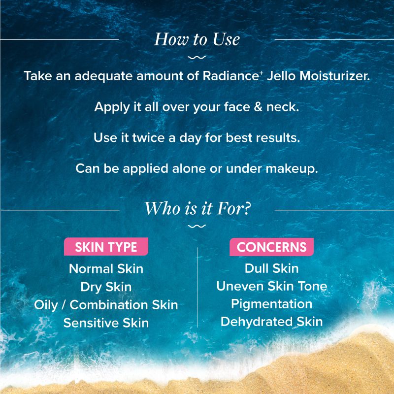 Aqualogica Radiance+ Jello Moisturizer - 50g