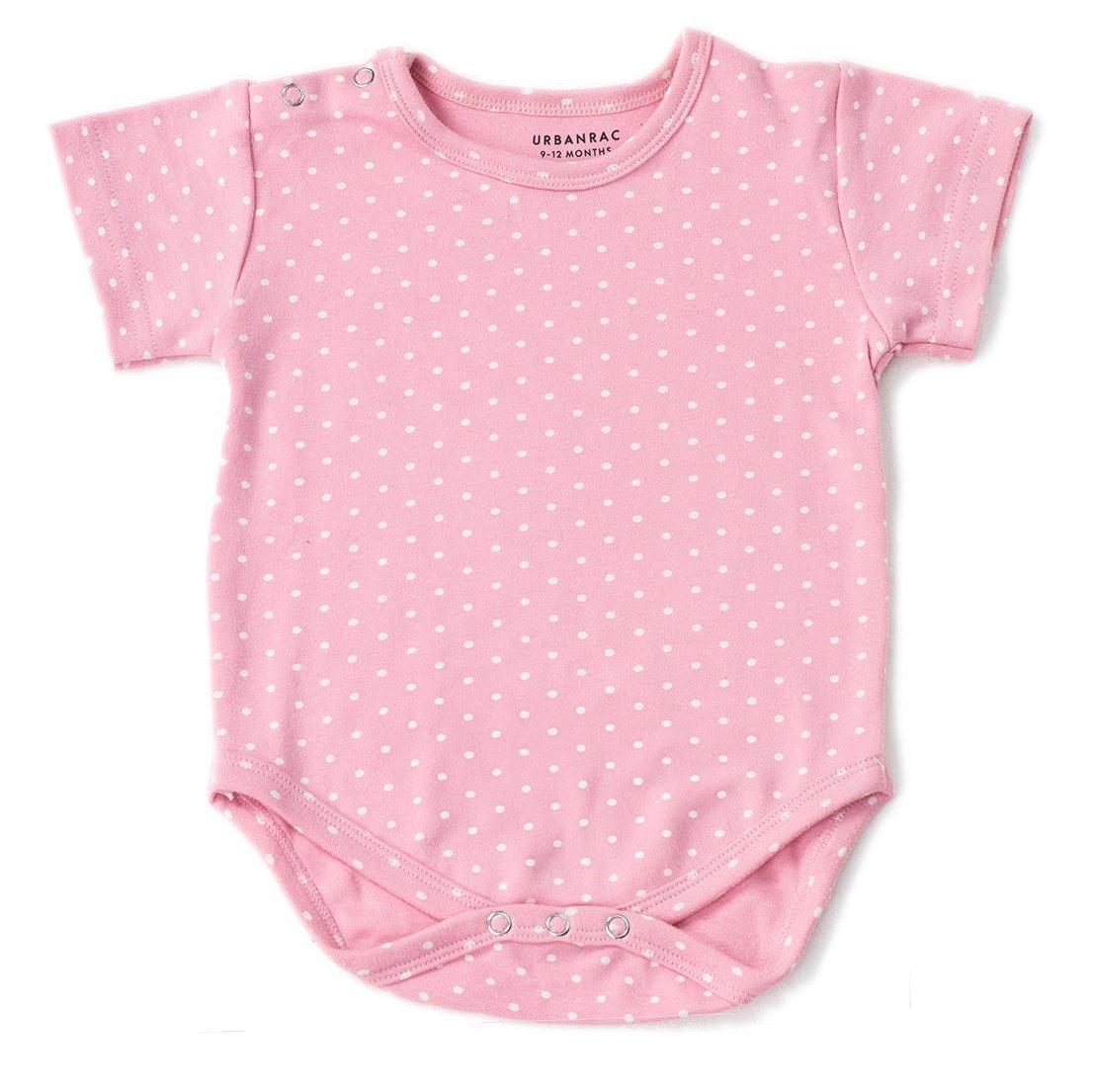 Urbanrac Pink Polka Dots Onesies