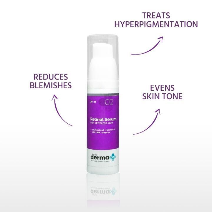 Derma Co 0.1% Retinol Serum - 30ml