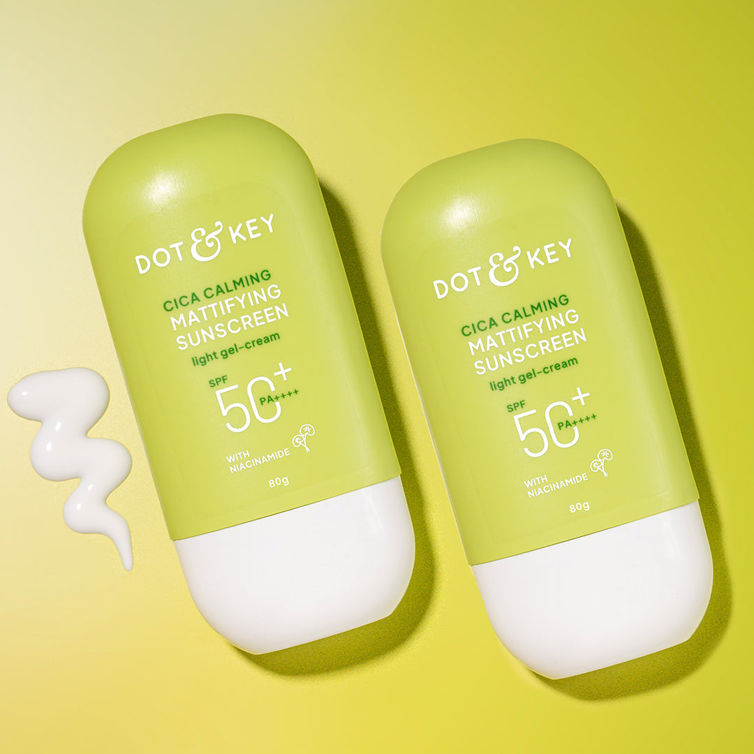 Dot & Key SPF 50+ Cica & Niacinamide Sunscreen - Pack of 2 - 160g