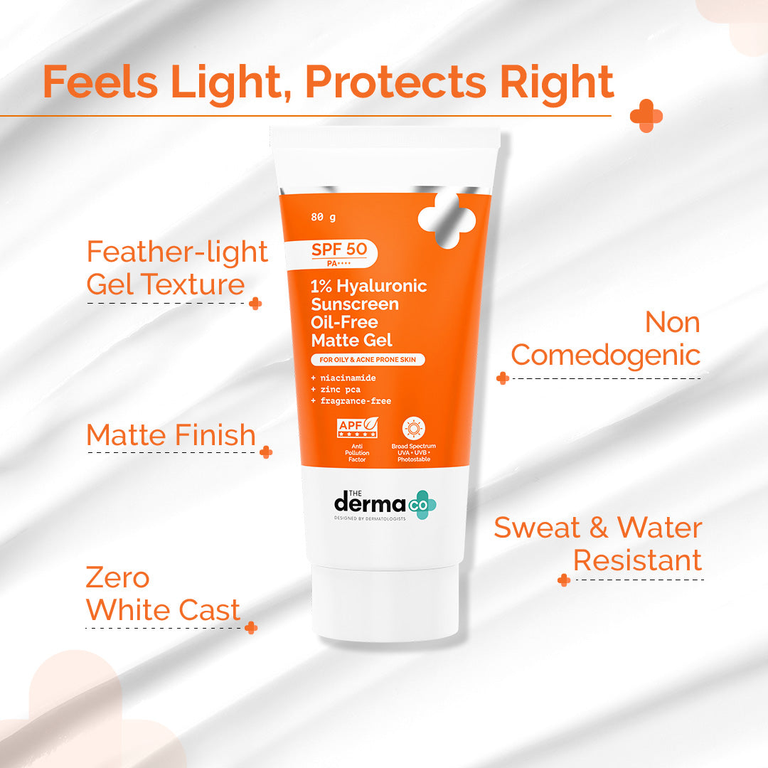 Derma Co 1% Hyaluronic Sunscreen Oil-Free Matte Gel In Vivo Tested