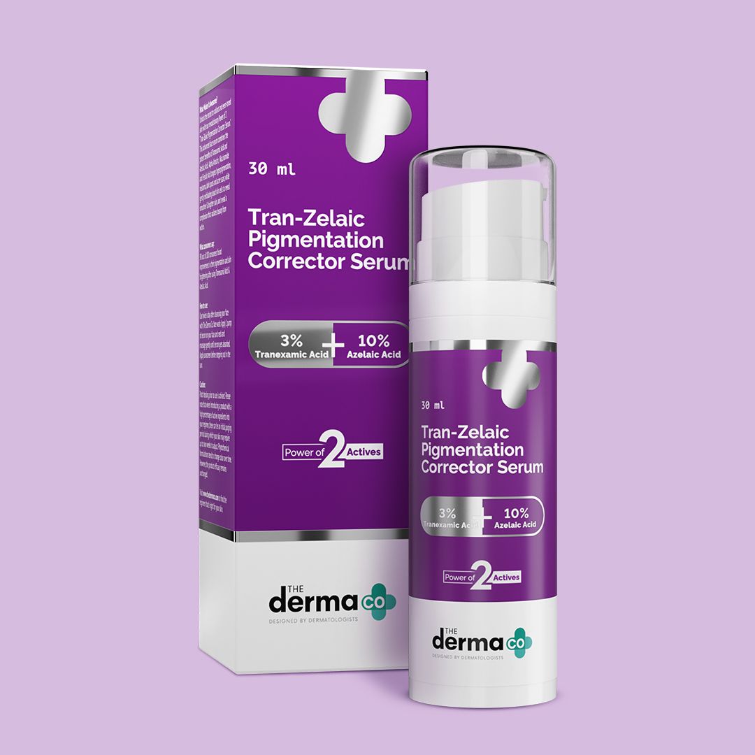 Derma Co Tran-Zelaic Pigmentation Corrector Serum with Tranexamic Acid & Azelaic Acid - 30ml